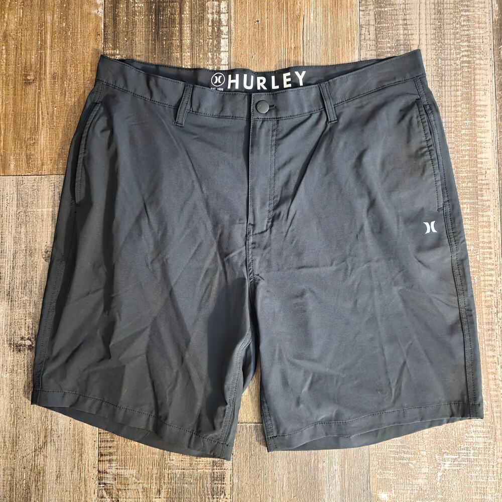 Hurley Black Hybrid Walkshort Board Shorts Men's Size 40